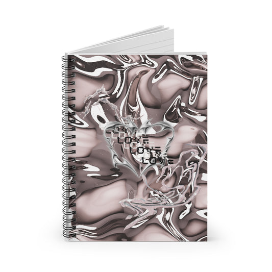 3000s Love Spiral Notebook