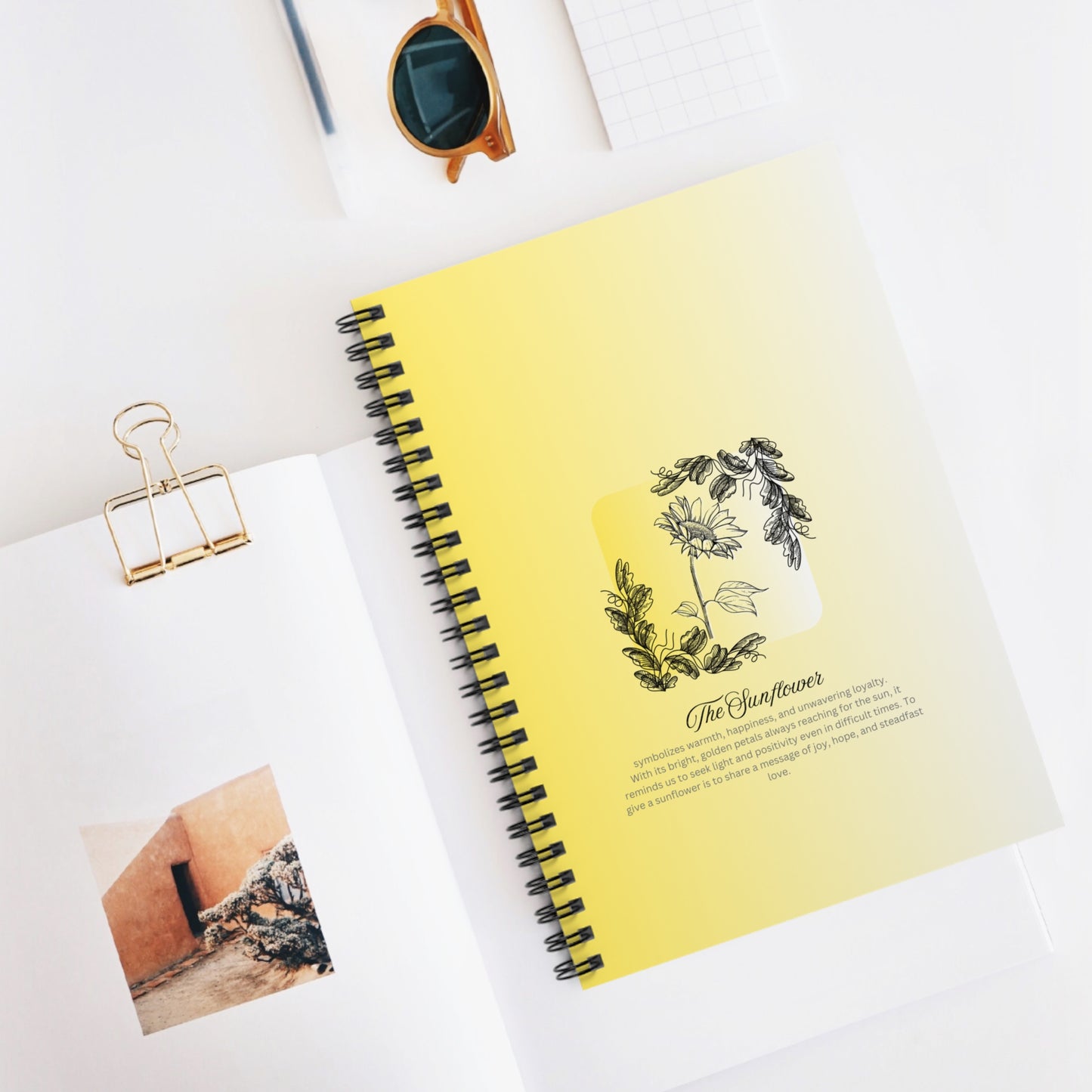 The Flower Collection Notebook - Sunflower