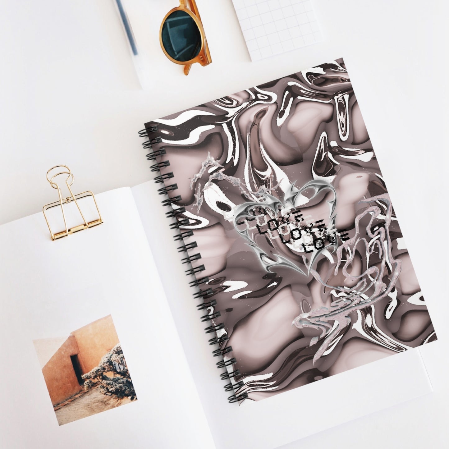 3000s Love Spiral Notebook