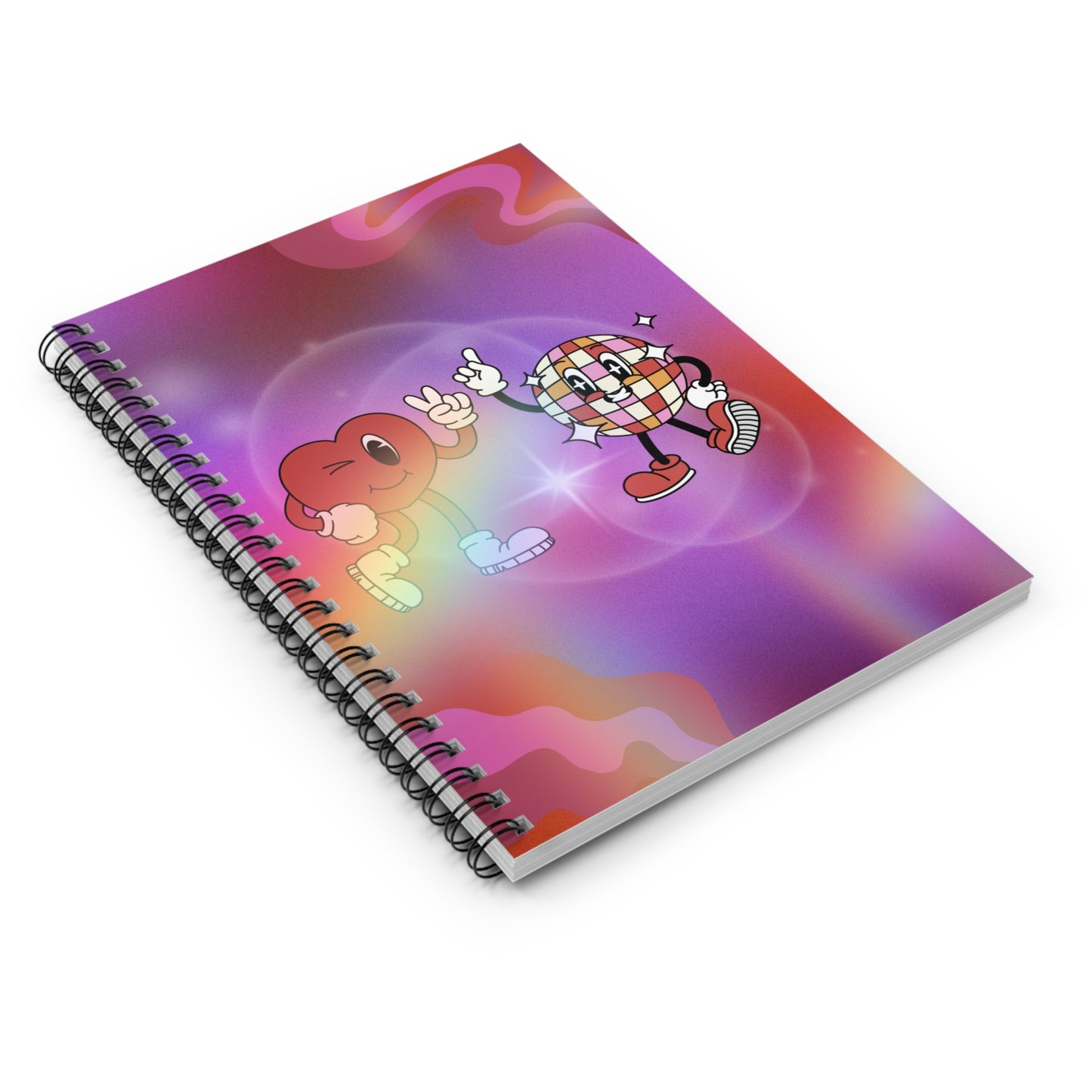 Disco Love Spiral Notebook
